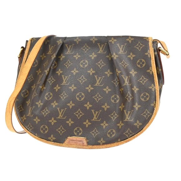 LOUIS VUITTON Menilmontant MM Shoulder Bag Monogram Leather BN M40473 80KA802 - Picture 1 of 16
